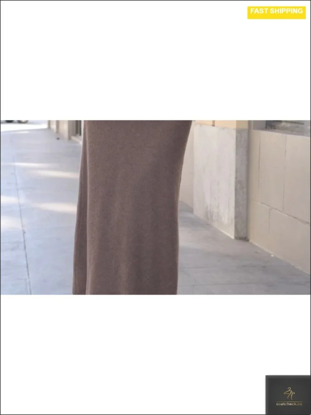 Wool Blend 2 Piece Set Sweater Top Midi Skirt Business Lounge Outfit